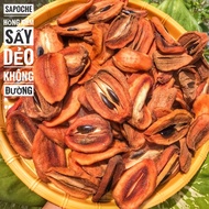 Sapoche Hồng Xiêm Sấy Dẻo Không Đường-  bánh kẹo ăn vặt - Đồ ăn vặt - mứt tết