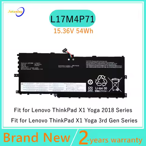 L17C4P71 01AV475 L17M4P71 Laptop battery For Lenovo ThinkPad X1 Yoga 3rd Gen 2018 Series 01AV499 L17