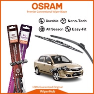 Osram Proton Saga (FLX/SV) 2011-2016 Premier Conventional Flat Wiper Blade Windshield Viper (1 Set)