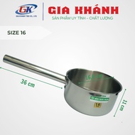 ca múc nước gáo Múc Nước Lèo Inox 304 cán dài Inox cao cấp chắc chắn dày dặn