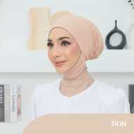 ALAYNA Tie-Back Chin Inner Scarf | Hijab Pointed Chin Slim Fit Adjustable Underscarf