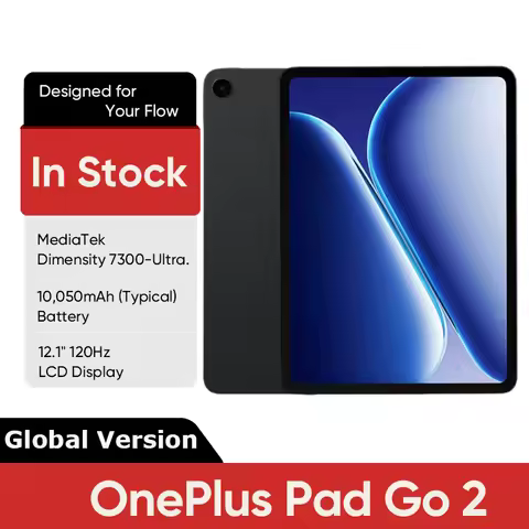 World Premiere OnePlus Pad Go 2 Global Version Tablet 12.1" 2.8K 120Hz Display 10050mAh Battery Medi