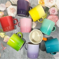 Le Creuset France Stoneware Rainbow Cup 350ml Mug Tea Cup Coffee Cup Rainbow Color
