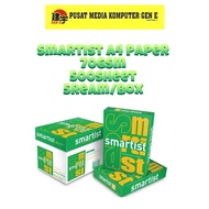 (1X5REAM)Smartist A4 Paper 70gsm 500sheet/Smartist Kertas A4 70gsm 500keping/Smartist A4 纸 500张