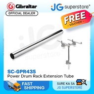 Gibraltar SC-GPR435 43.5" Straight Drum Rack Extension Tube for Rack System with Plastic End Caps
