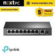 TP-LINK TL-SF1009P 9-Port 10/100Mbps Desktop Switch with 8-Port PoE+