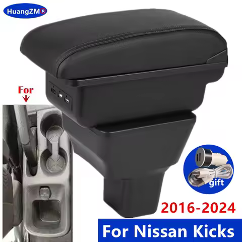 For Nissan Kicks Armrest Box For Nissan Kicks Car Armrest Box 2016-2024 Interior Dedicated Retrofit 