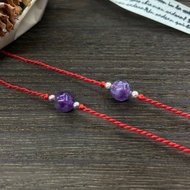 幸運紅繩-紫水晶