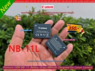 Battery Canon NB-11L สำหรับกล้อง A2300 A3400 A3500 A4000 IXUS 145 240 265 285HS SX420 SX430IS PC1889