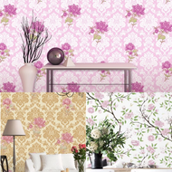 45cm x 10 meter Wall Paper Dinding Kertas Dinding Ruang Tamu Wallpaper Room Wall Paper Living Room Plum Blossoms Wall Paper Flower Wallpaper Floral