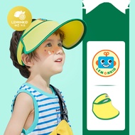 Lemonkid New Kids Sun Hat Summer Dinosaur Cartoon Cute Rabbit Boys And Girls Sun Hat Empty Top Hat C