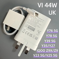 Applicable vivo Y35 5G Charger Y100/Y39 5G/Y76 44 Watts FlashCharge iQoo Z6X/Z6/Z9/Z9X Charging cabl
