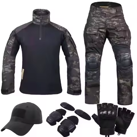Outdoor Tactical Suit MultiCam Ghillie Suits Hunting Pants Gen3 Combat Uniform Paintball BDU Tactic 