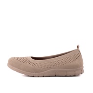 LARRIE Kasut Perempuan Beige Stretchable Kasual Comfort Sneakers Women - L62013-TF01SV-52-BEIGE