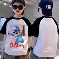 Eoleyo COD Baju Budak tshirt with Gitar Watak Kartun prints comfortable and soft summer trendy round
