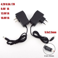 AC 100-240V DC 4.2V 8.4V 12.6V 16.8V 1A 1000MA Power Supply Adapter 8.4 12.6 16.8 V Volt Charger for