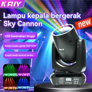 KAIY LED 250W Stage Spotlight Moving Head Beam Professional DMX512 Disco Light with Gobo and Prism E