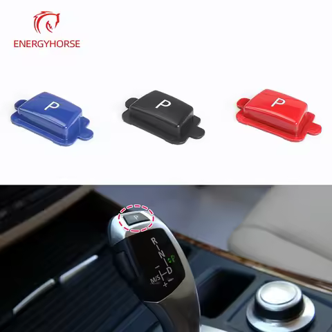 For BMW E70 E71 E72 Car Gear Lever Auto Parking Button Cap Letter P Button Cover Replacement For BMW