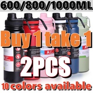 Buy 1 Take 1 1000ml 2pcs aqua flask tumbler Sport Sale Portable tumbler Hot and cold water bottle