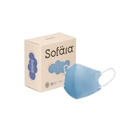 Sofara舒芙氧嬰兒立體空氣口罩30入（0-18個月）-海灣藍