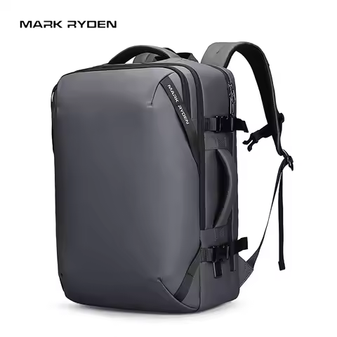 MARK RYDEN 27L 17.3" Laptop Expandable Backpack Waterproof Travel Bag with USB Charging Port
