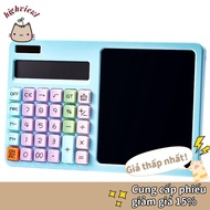 HIGHVIEWLS Scientific Calculator, Dual Power Supply With LCD Writing Board  Calculator, 12-Digit Lar