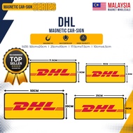 (DHL) Magnetic Car Sign / Magnetic Sticker
