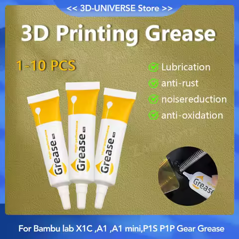 3D Printer Gear Grease Lube Reduce Noise Good Lubrication Effect Lubricating Oil For Bambulab X1c P1