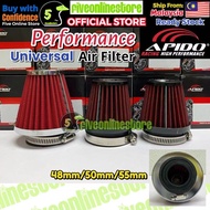 Apido Universal Racing Power Filter Adjustable 28mm 30mm 35mm 42mm 48mm 49mm 50mm 55mm Power Intake 
