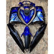 Cover Set LC135 V2/V3/V4/V5/V6/V7 Blue Storm 2020 Biru Storm