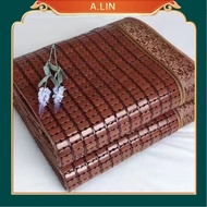 Double sides bamboo cold folding mat bed double bed mat bamboo