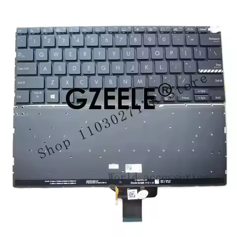 & New US laptop keyboard for ASUS for 14pro M3400Q M34000WU M3401QA K3400PA M7400QC Backlin #