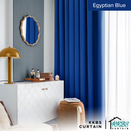 KKBS CURTAIN Langsir Tingkap Saiz Kecil Semi Blackout Plain Cangkuk & Ring (Window Curtain Small Siz