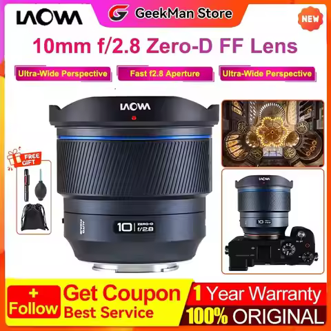 Laowa 10mm f2.8 Full-Frame Wide-Angle Lens 10mm f2.8 Zero-D FF Autofocus Prime Lens For Sony E Nikon