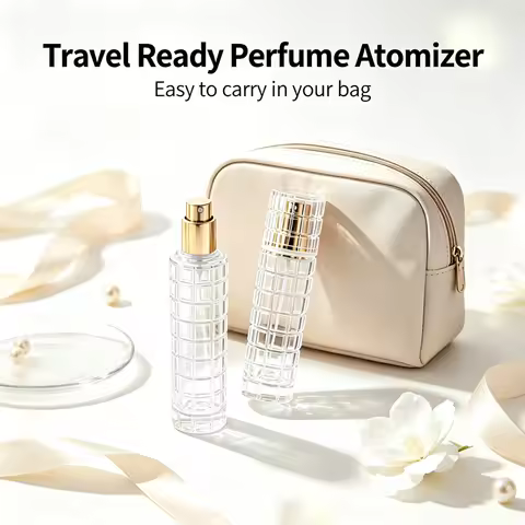 30ML Perfume Bottle Glass Bottle Portable Perfume Dispenser Bottle Small Refillable Split Bottle