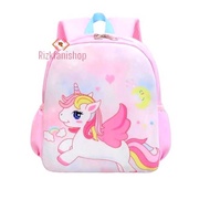 CODE G84R Unicorn School Bags for Girls SDTK Paud School Bags Mini Backpacks Girls Bags new latest b