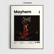 Mayhem Poster - Daemon - Frameblock - Posterhead