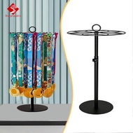 Sharprepublic 360 Rotating Medal Hangers Display Shelf Sports Award Medal Rack for Soccer