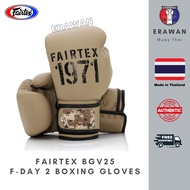 Fairtex BGV25 "F DAY 2" Limited Edition Boxing Gloves Set / Muay Thai Boxing Gloves