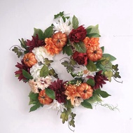 2025CY Halloween Simulation Garland Door Hanging Ornaments Harvest Festival Pumpkin Decoration Garla