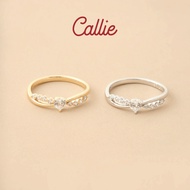 Callie 14k Gold Plated Naia Heart Gem Ring Shop.Callie Gold Ring Ring