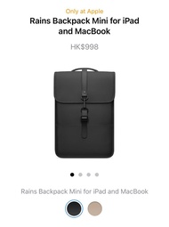 Rains Backpack Mini for IPad and MacBook