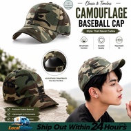 🇲🇾Tactical Army cap Outdoor Sport Baseball Military Cap Camouflage Hat Simplicity Army Camo Cap