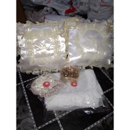 ♞wedding pillows pair,arras, cord and second veil set