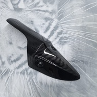 For KAWASAKI NINJA ZX6R zx6r 2024-2025 Carbon Fiber Exhaust protection Cover Gloosy Accessories