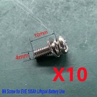 Turmera Copper BusCars Connector for 3.2V Lifepo4 Battery 90Ah 280Ah Assemble for 36V E-Bike and Un