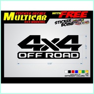 ► Multicab 4x4 marking Sticker Decals Set cut-out vinyl