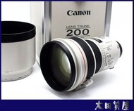 Canon LENS EF 200mm F1.8L USM 單焦點遠攝鏡頭