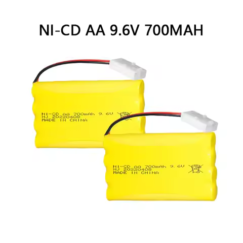 3pcs 9.6V 700mAh NiCD Battery for Remote Control Rc Cars Tanks Robots Boat Ship Toys Guns AA 9.6 V R