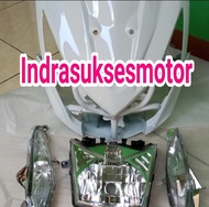 Tameng Dasi Dy Depan Berikut Lampu Motor Beat F1 2013 2015 Putih